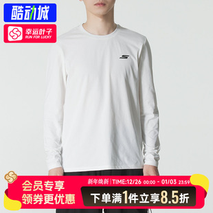 套头衫 斯凯奇男装 新款 T恤2025秋季 休闲针织运动服P225M287 长袖