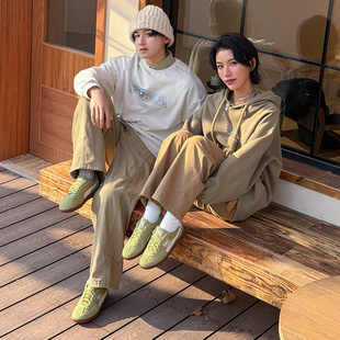 彪马男鞋女鞋情侣鞋Palermo绿色休闲鞋2026春季新款板鞋408532