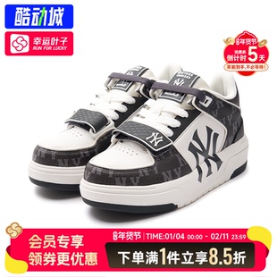 MLB鞋子男女鞋25冬季新款情侣板鞋学长鞋老花运动鞋休闲鞋