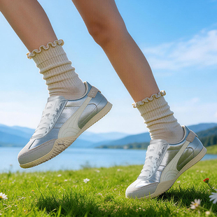 LEA银色薄底鞋 2026春季 彪马女鞋 运动休闲鞋 Bella 新款 官方正品