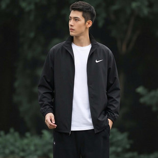 Nike耐克外套男款官方正品运动服2026春季新款黑色训练跑步夹克男