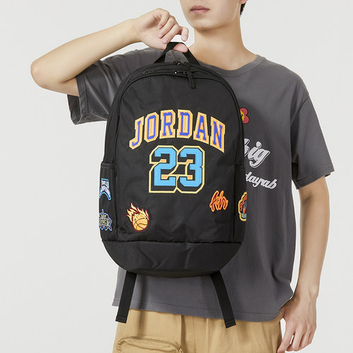 幸运叶子|耐克JORDAN双肩包男女包书包电脑包AJ旅行包JD2333051AD