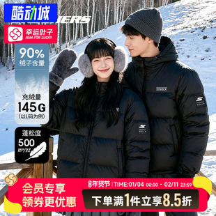 斯凯奇男女同款羽绒服25冬季新款运动服保暖鸭绒635蓬面包服外套