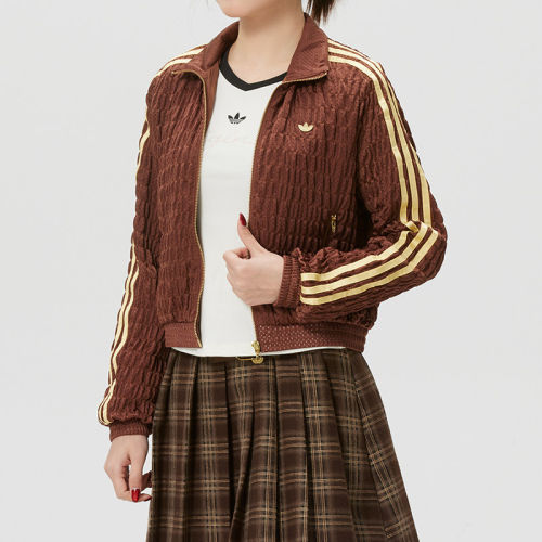 幸运叶子|阿迪达斯外套女装春季运动服休闲跑步针织夹克KS2871
