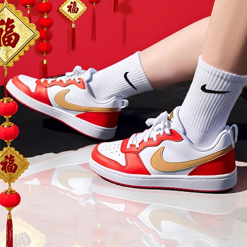 Nike耐克女鞋官方正品新款COURT本命年新年红色运动鞋休闲鞋板鞋