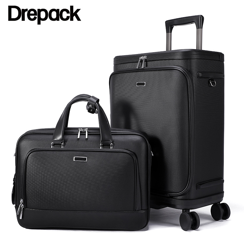 2023新款男士商务航空箱多功能拉杆箱电脑箱登机箱旅行登机行李箱