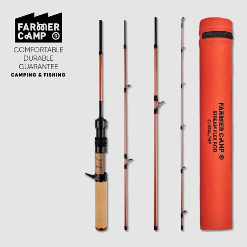 Farmer Camp灵溪微物马口枪柄路亚竿 UL/L 多节旅行弹射溪流鱼竿