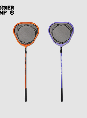 Farmer Camp小物钓溪流钓鱼伸缩抄网 碳素硬杆儿童野采便携网兜