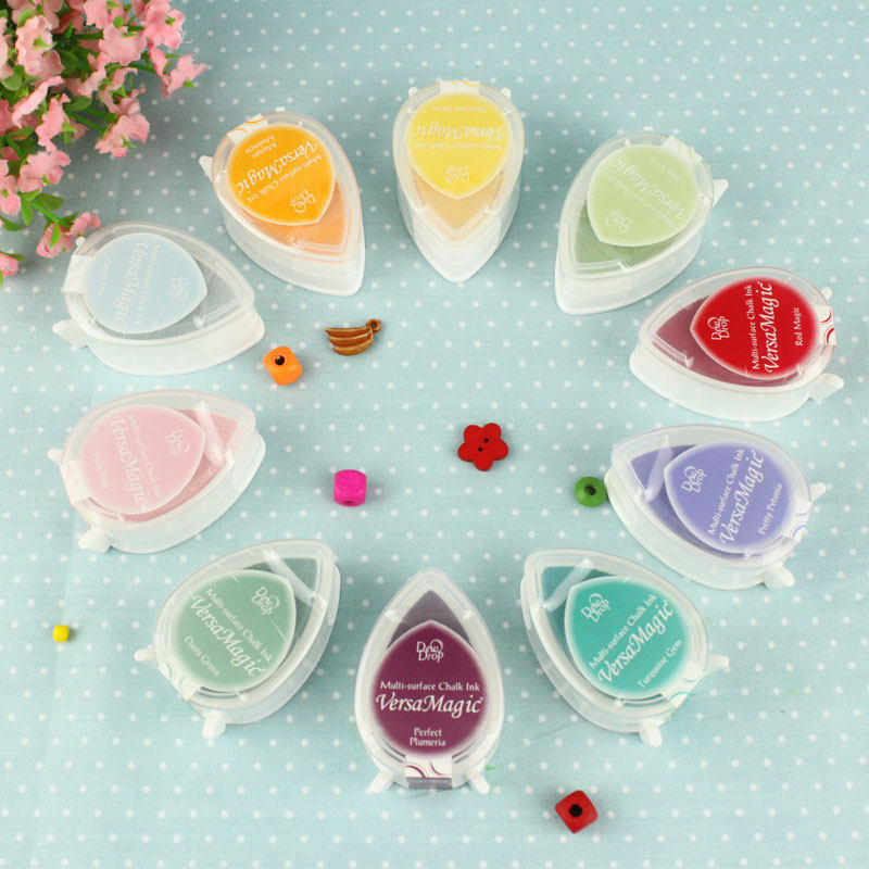 月猫GD水滴印台儿童橡皮章书画手指画手账印章盖章便携小彩色印泥,文具电教/文化用品/商务用品,可爱印泥,淘宝优惠券,粉丝福利购,淘宝优惠卷