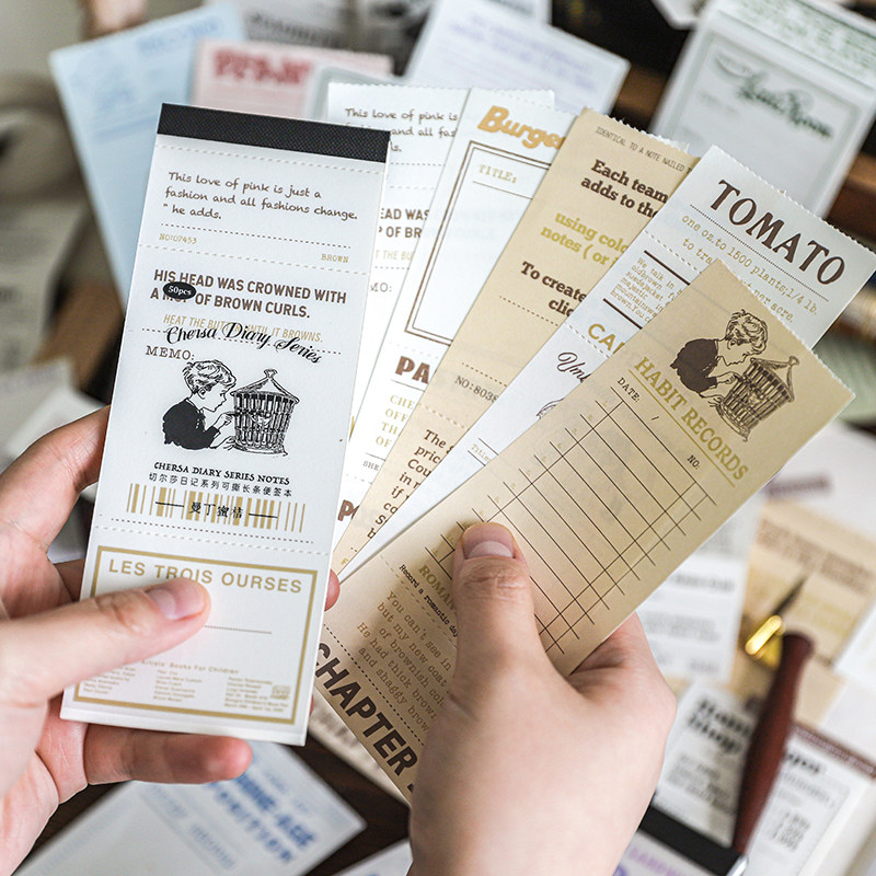纸迹切尔莎日记系列手帐便签纸本