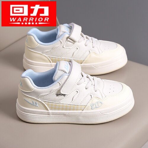 品牌正品回力童鞋学生小白鞋女春秋款7蓝白8女孩板鞋9百搭休闲鞋6
