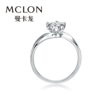 Mclon/Mancaron angular кольцо из 18-каратного золота с белыми бриллиантами, инкрустированное золотом, женское кольцо, свадебное предложение, подлинное