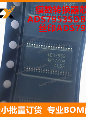 全新原装 ADS7953SDBTR TSSOP-38 丝印ADS7953 模数转换器ic芯片