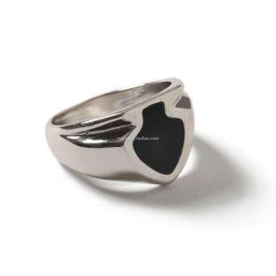 潮牌topman男士 现货扑克黑桃/箭头幸运符号戒指spade/arrow ring
