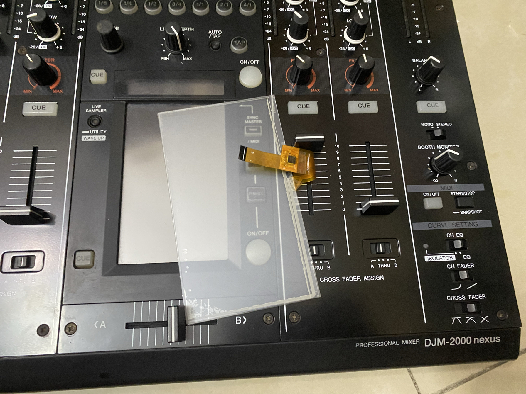 先锋2000nexus混音台效果触摸板 显示屏触控板 DJM2000