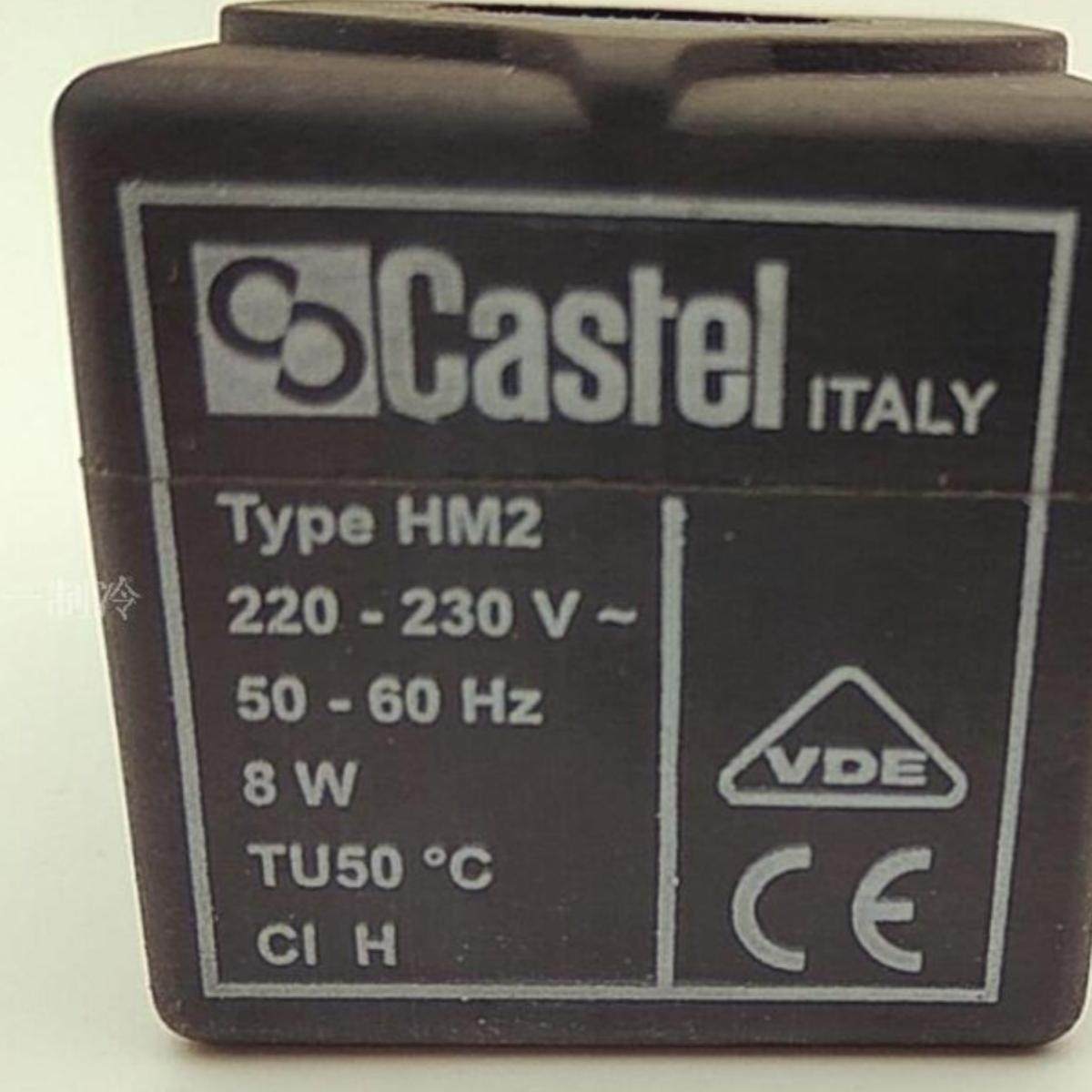 意大利正品Type HM2卡士妥电磁阀线圈Castel220V~230V 50-60HZ 8W_虎窝淘