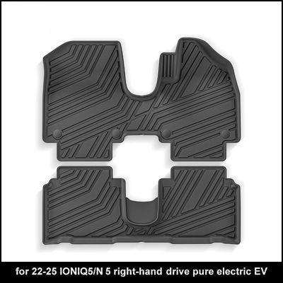 适用于22-25款IONIQ5艾尼氪5N汽车脚垫TPE后备箱垫座椅靠背垫跨境