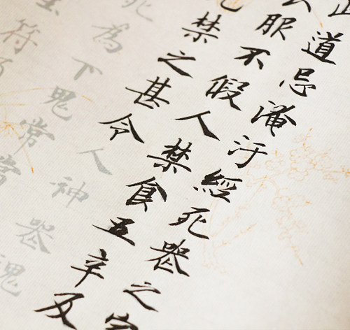 小楷代表灵飞经描红初学书法