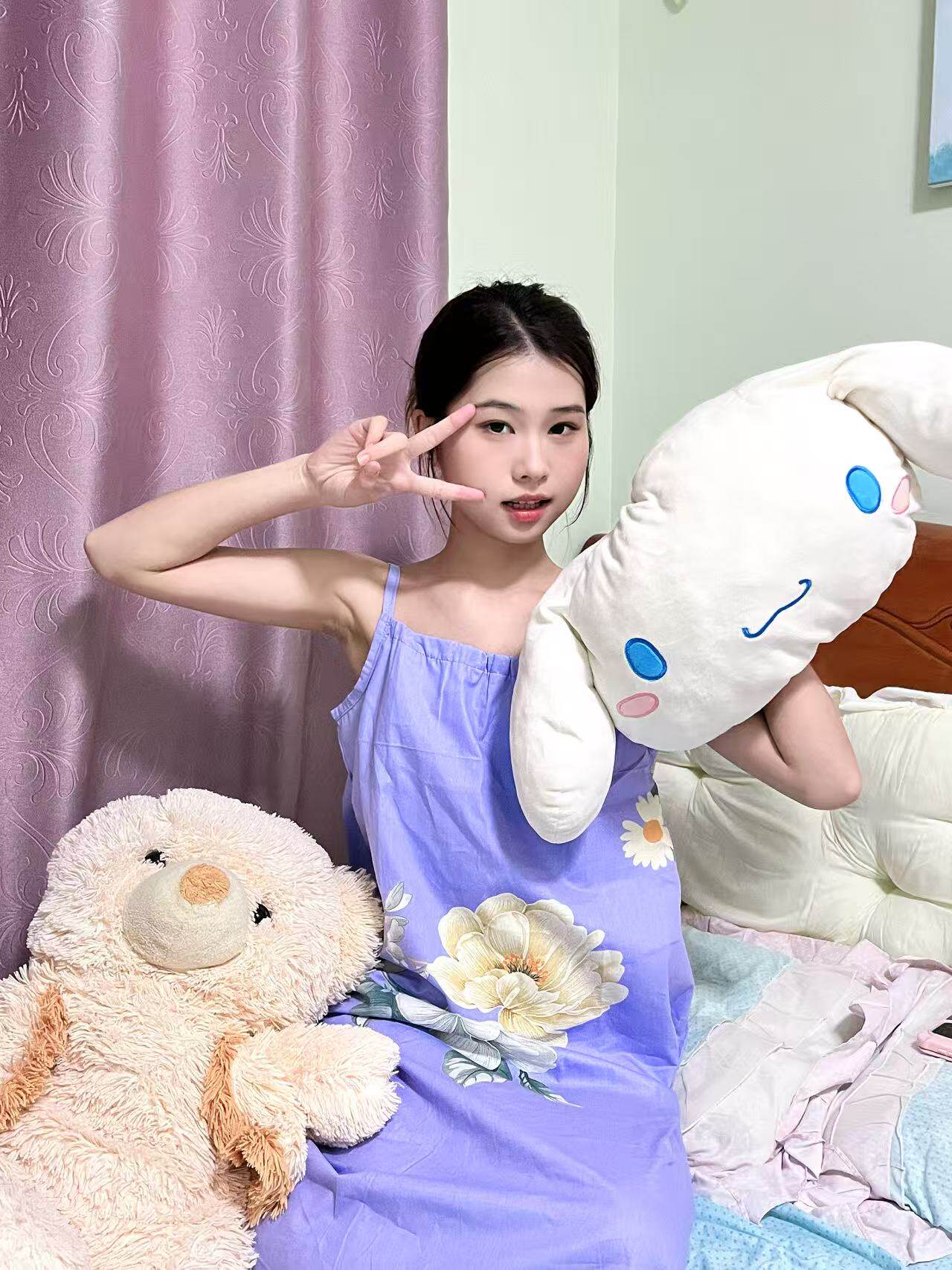 纯棉料亲肤睡裙