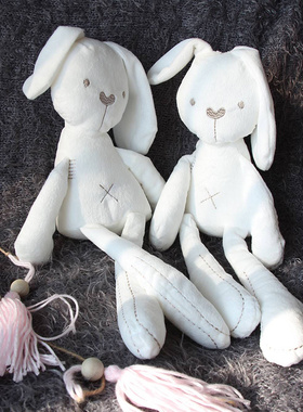 ins北欧长耳朵兔子韩国古典公仔宝宝安抚玩具女生毛绒少女心玩偶