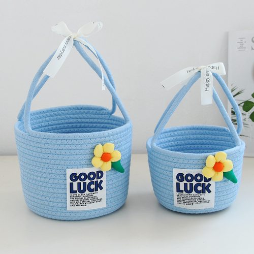 伴手礼收纳篮编织篮手提收纳篮