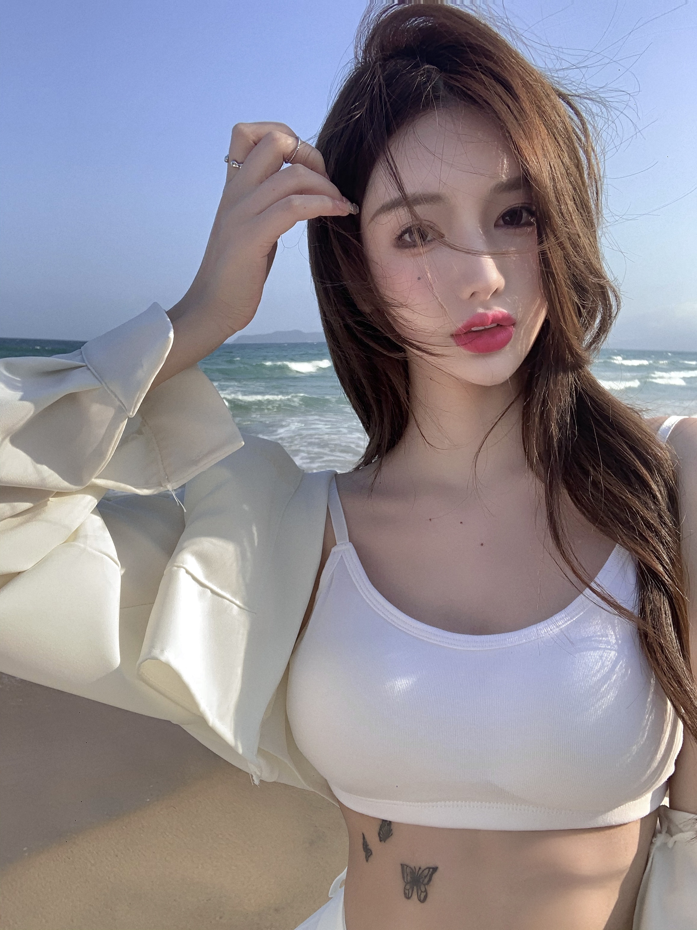 Real price, comfortable and versatile cotton short and versatile four seasons suspender vest