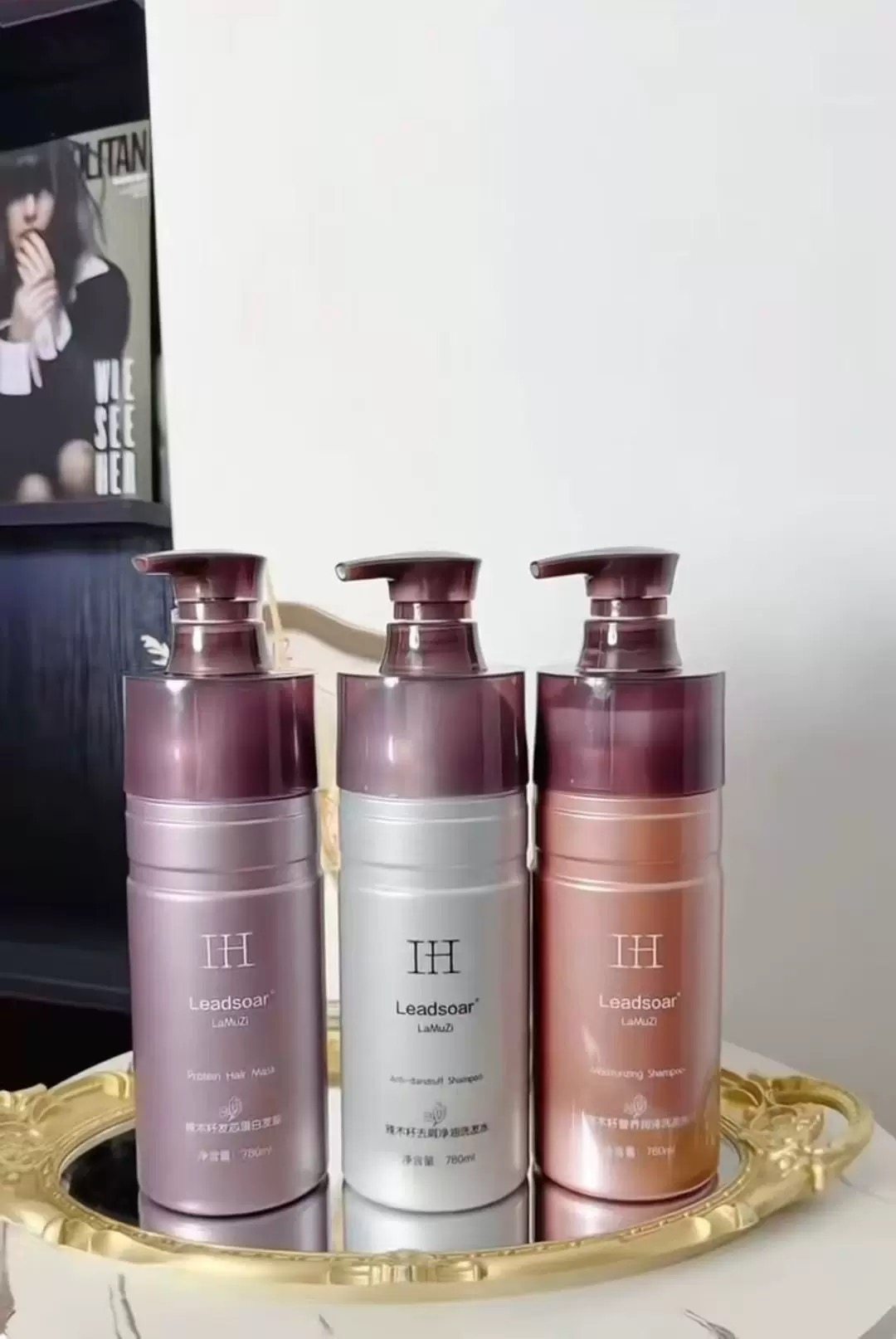 辣木籽洗发水控油蓬松去屑止痒洗发乳持久留香洗发膏露正品