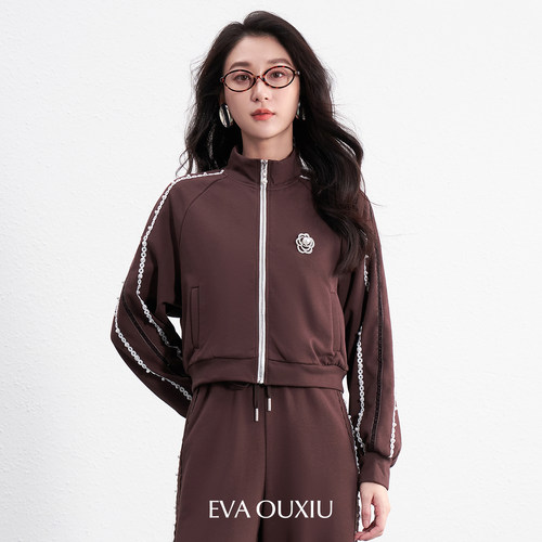 【限时直降】EVA OUXIU/伊华欧秀卫衣外套51WAS0041