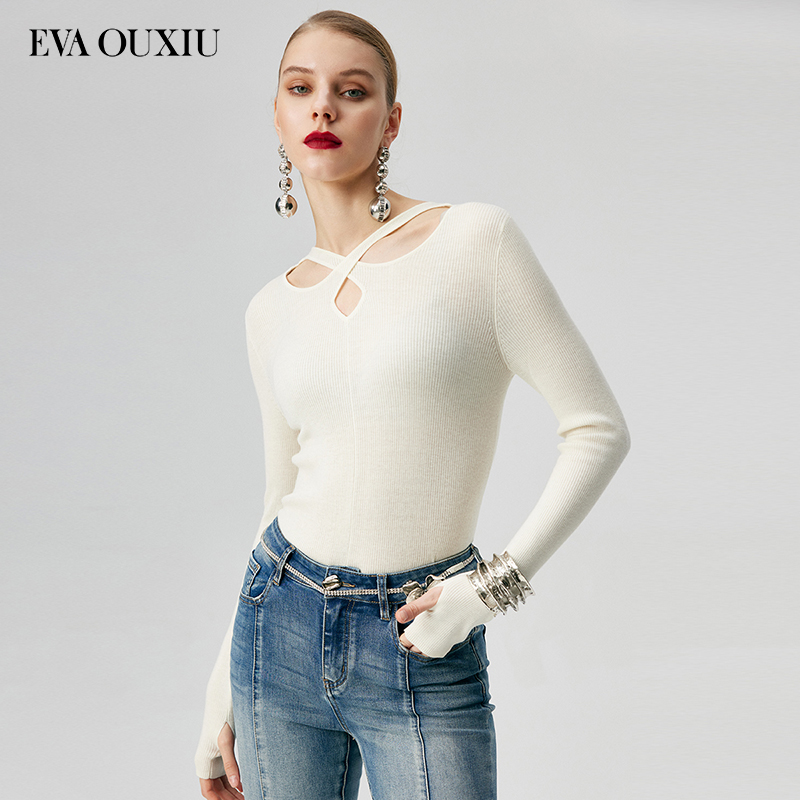 EVAOUXIU/伊华欧秀通勤风修身