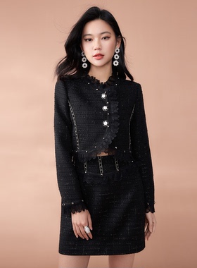 【限时直降】EVA OUXIU/伊华欧秀千金风套装45WTZ5222