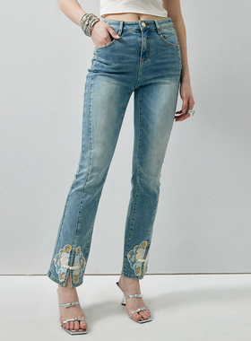 【限时直降】伊华欧秀牛仔裤42WNK4507