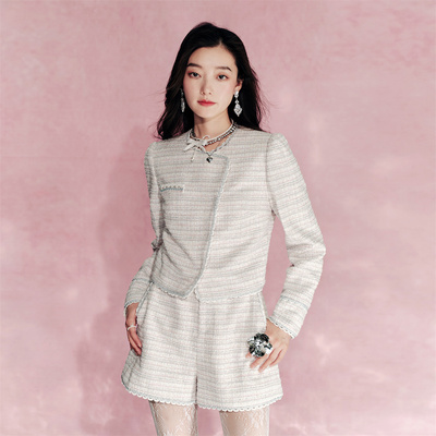 【限时直降】伊华欧秀减龄气质小香风时尚套装43KTZ5147
