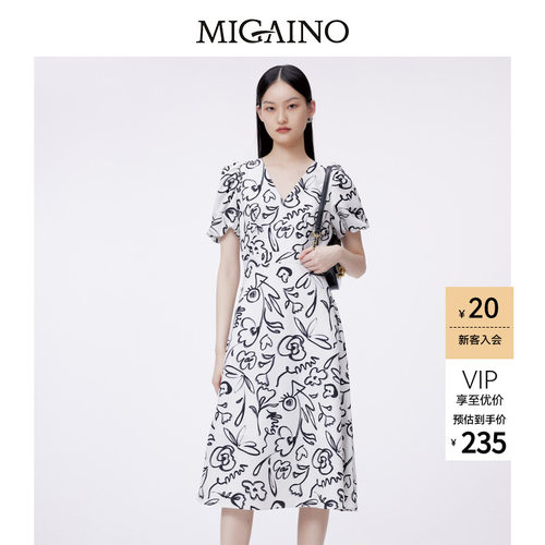 Migaino/曼娅奴连衣裙