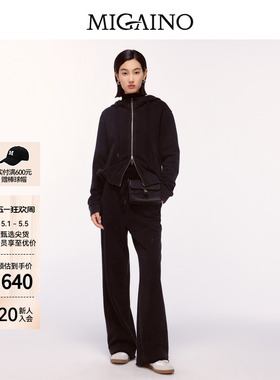 Migaino曼娅奴女装冬季新款运动休闲百搭时尚套装MO42MC003