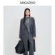 高级感通勤中长款 Migaino曼娅奴女装 秋冬新款 毛呢外套MP42GB016