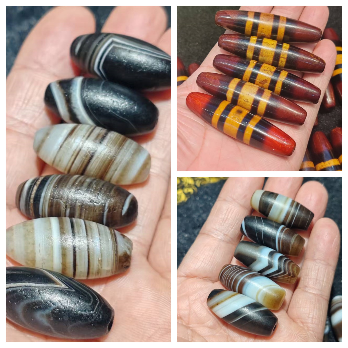 天原缠丝玛瑙天珠红肉线珠