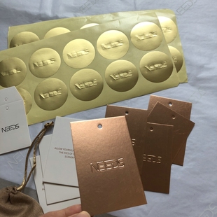 定做衣服吊牌激凸镭射吊牌 少量订制DIY时尚吊牌标签吊卡