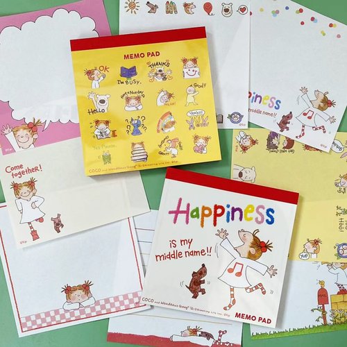 日本coco酱女孩卡通便签本便条