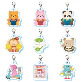 现货 日本southern美食动物透明挂坠 糖果甜品钥匙扣挂件