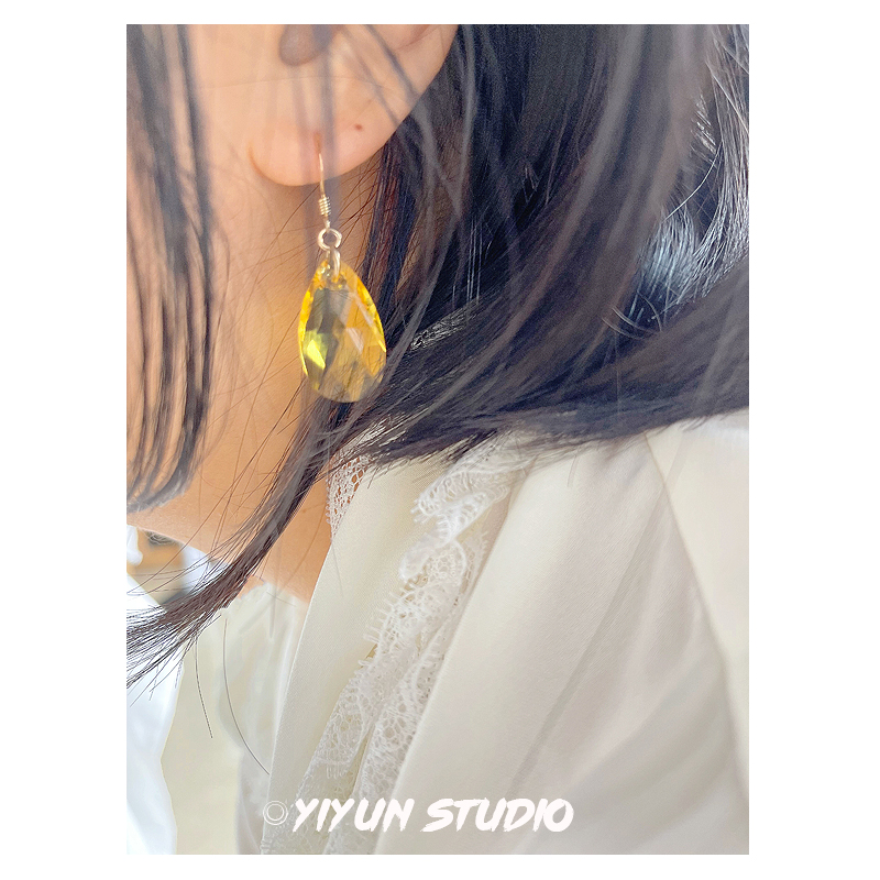 哈尔的师父 女巫莎莉曼夫人哈尔的移动城堡周边耳夹水晶耳饰耳环