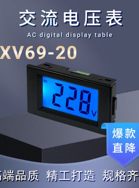 翼博YXV69-20液晶数显交流电压表