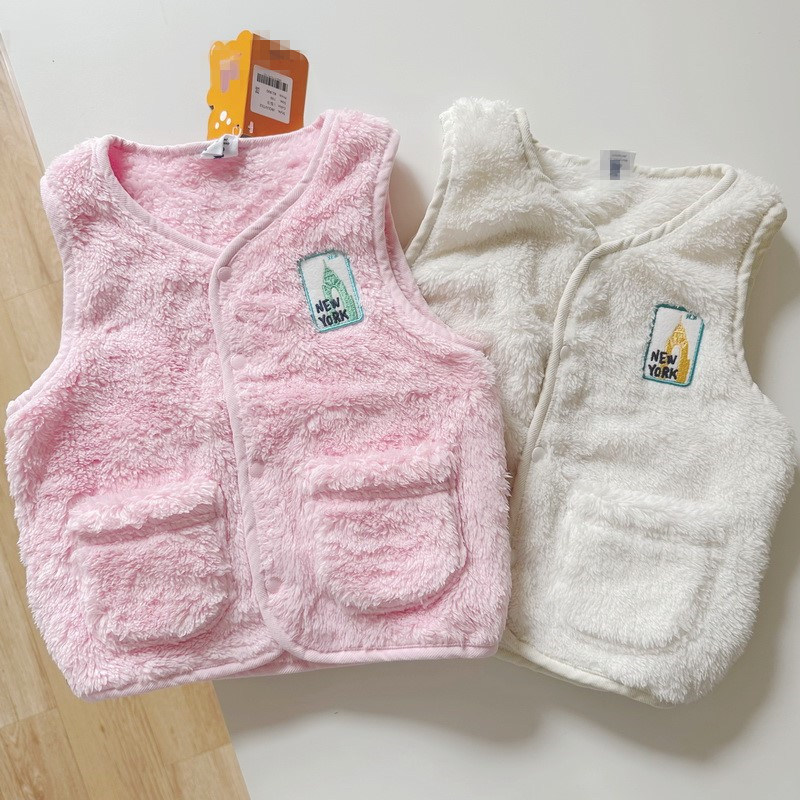 100-150 出口韩国童装秋冬季单层毛绒开衫马甲男女童实用居家坎肩,童装/婴儿装/亲子装,马甲,淘宝优惠券,粉丝福利购,淘宝优惠卷