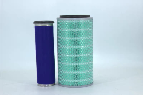 K1833 空气滤清器滤芯空滤 适配上柴6135收割机龙工装载机工程车