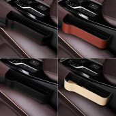 汽车收纳盒座椅夹缝缝隙储物盒车用置物箱车载USB座椅缝隙储物盒