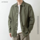 衬衫 LFH写意 男宽松休闲翻领衬衣外套 日式 复古纯棉长袖 春季 新款