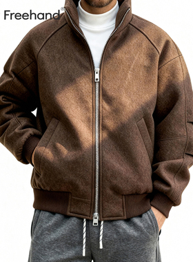 LFH写意 新国标90白鸭绒男士羽绒服冬季新款重磅呢料加厚保暖外套