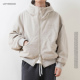 LFH写意 休闲宽松落肩外套 重磅摇粒绒连帽夹克日系个性 秋冬季 新款