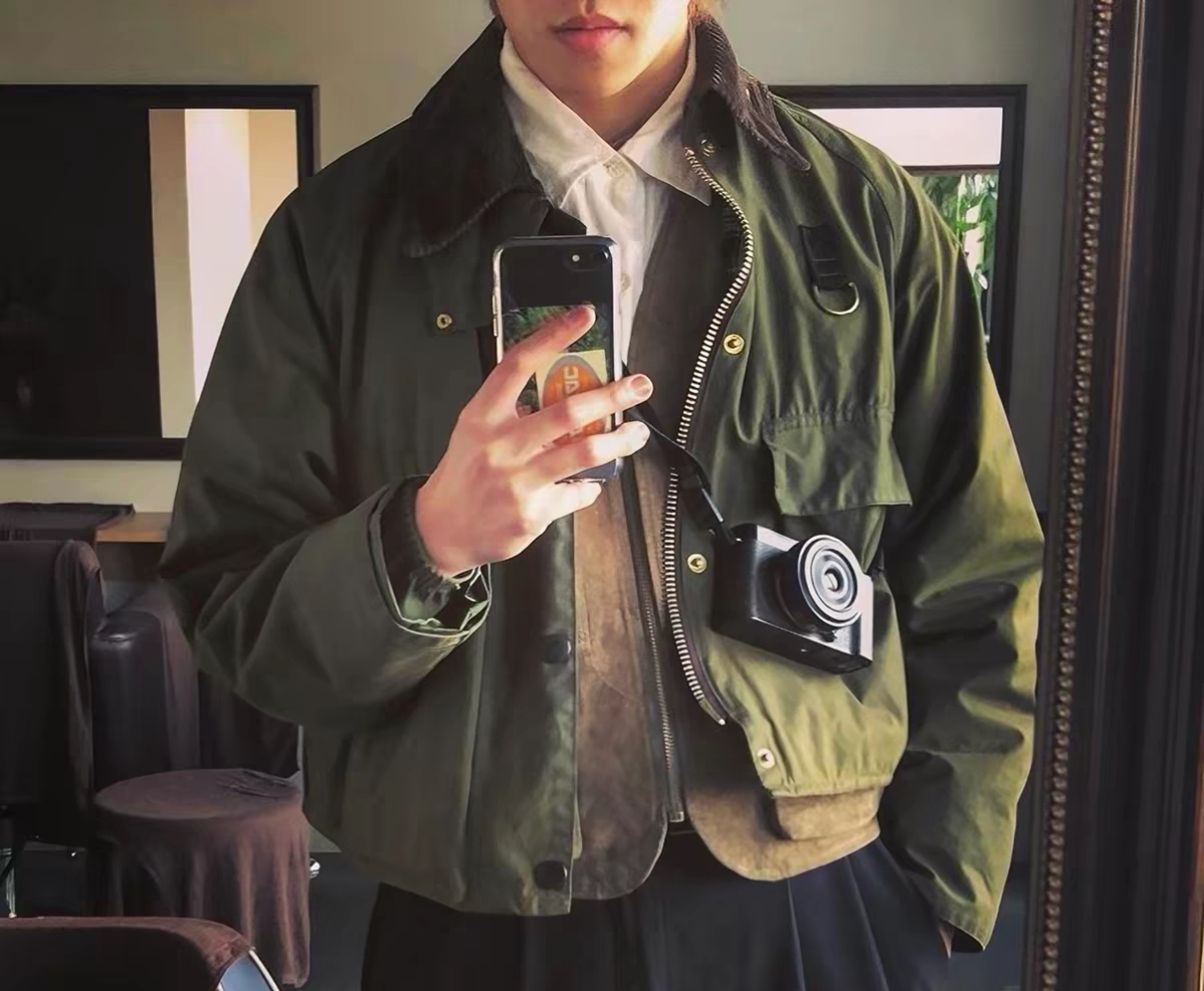 现货英国Barbour Spey男女无蜡钓鱼夹克风衣短外套王一博mca1004图片