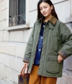 英国Barbour bedale男女保暖棉服外套巴恩风夹克棉衣mca1121