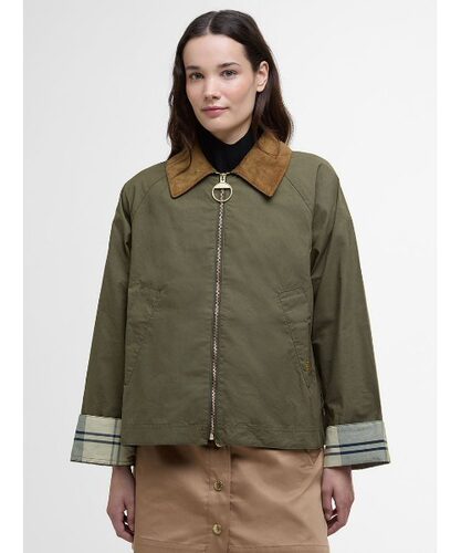 正品现货BARBOUR Catlin女士无蜡短款休闲外套防水风衣LSP0203